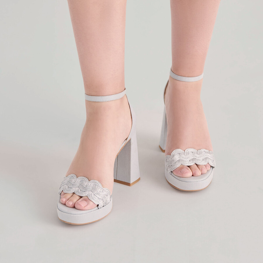 peltin heels grey woven raffia