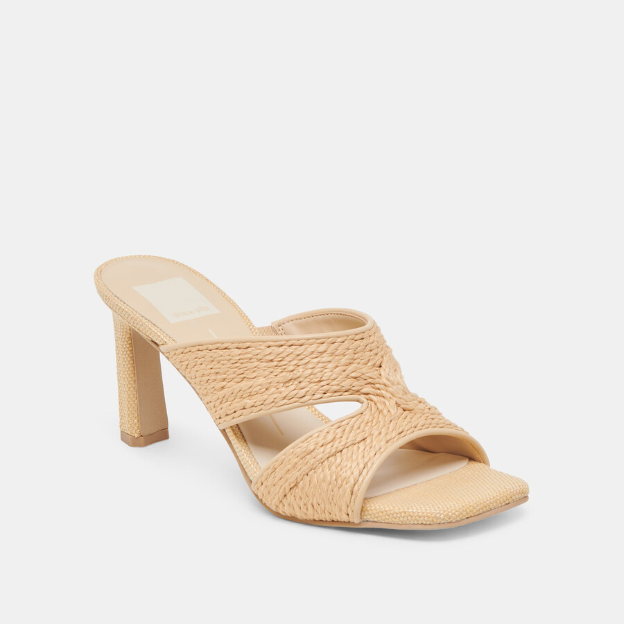 gitel heels lt natural raffia