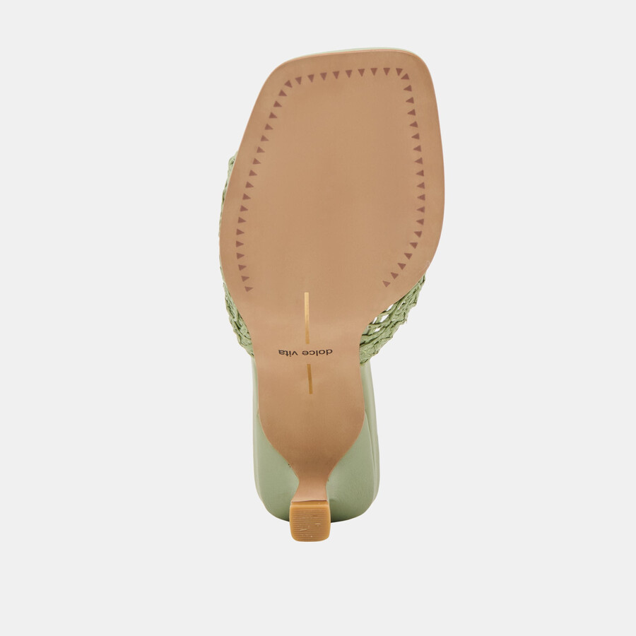 maylah heels sage macrame