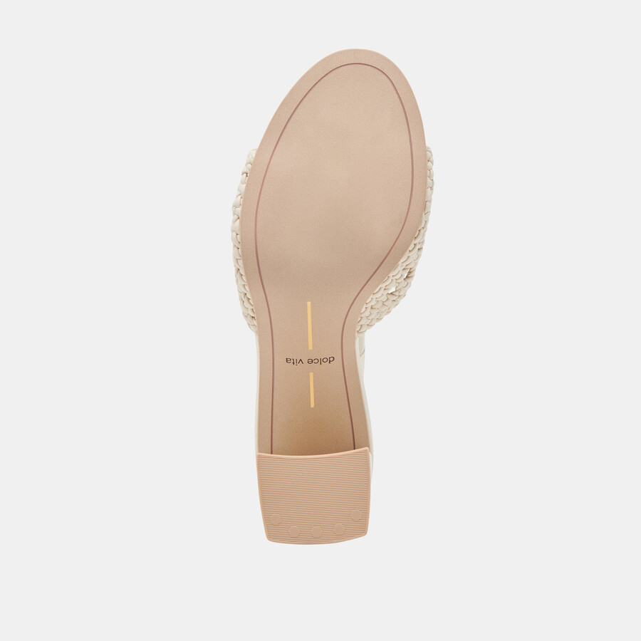 margoe heels creme woven stella