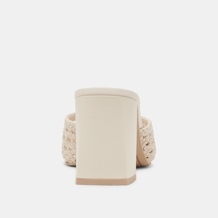 margoe heels creme woven stella