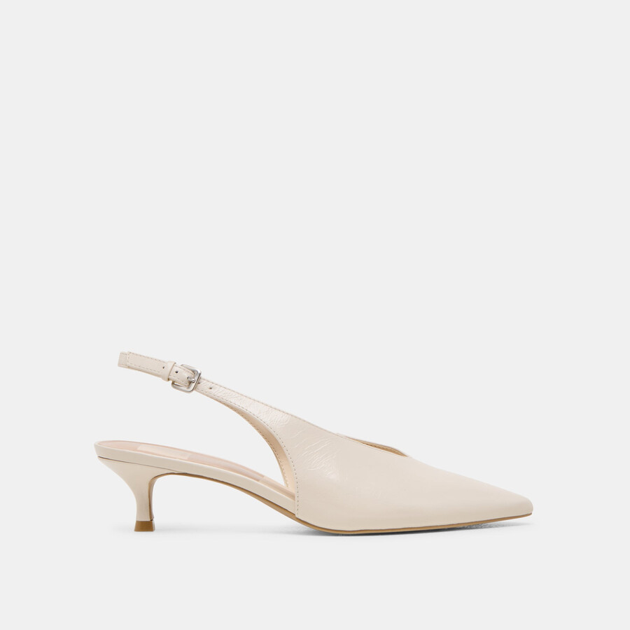 alenna heels bone crinkle patent