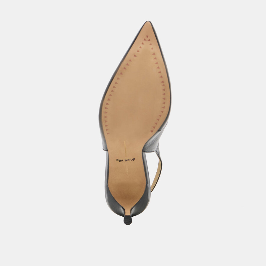 elasi heels black leather