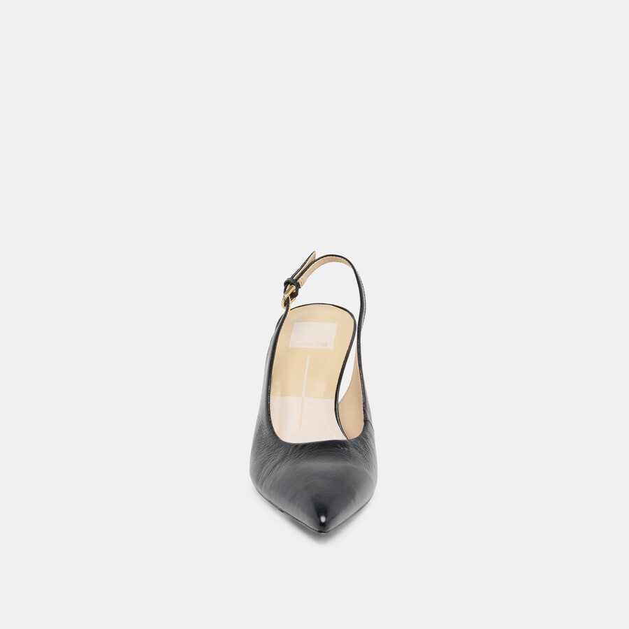 elasi heels black leather