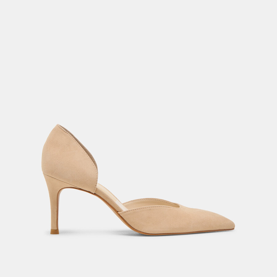 eloy heels tan suede