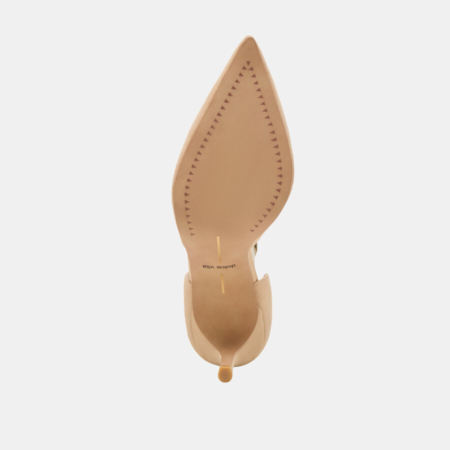 eloy heels tan suede