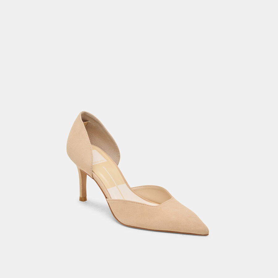 eloy heels tan suede