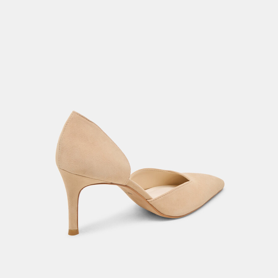 eloy heels tan suede