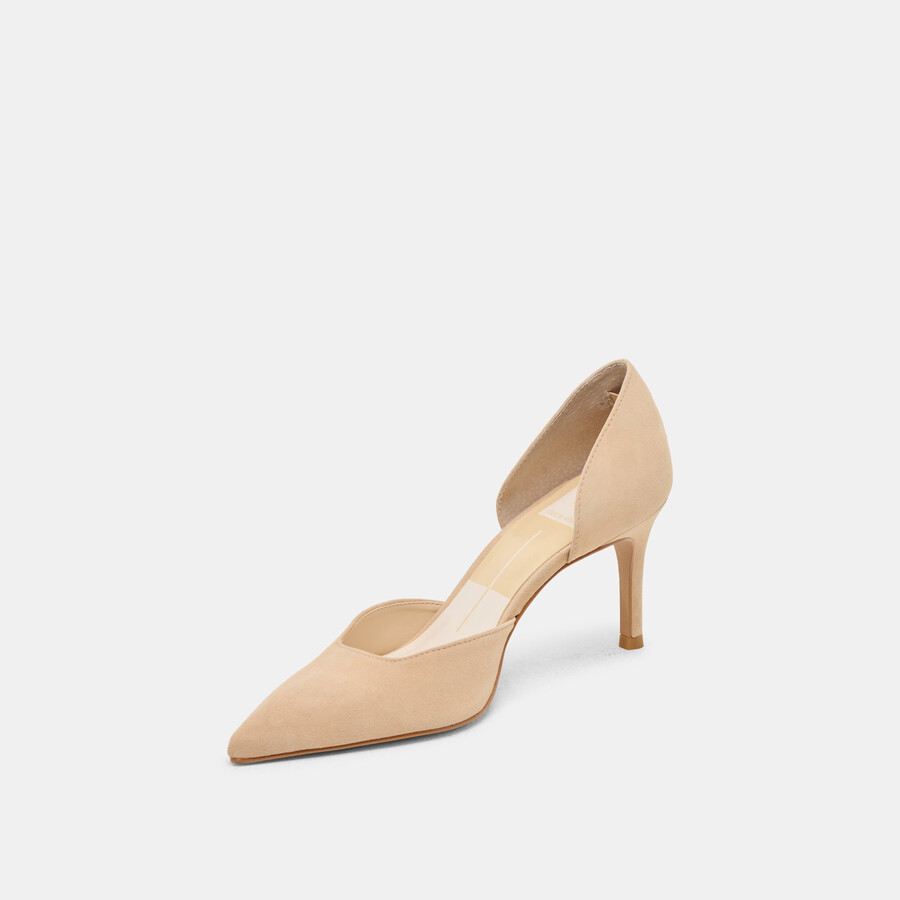 eloy heels tan suede