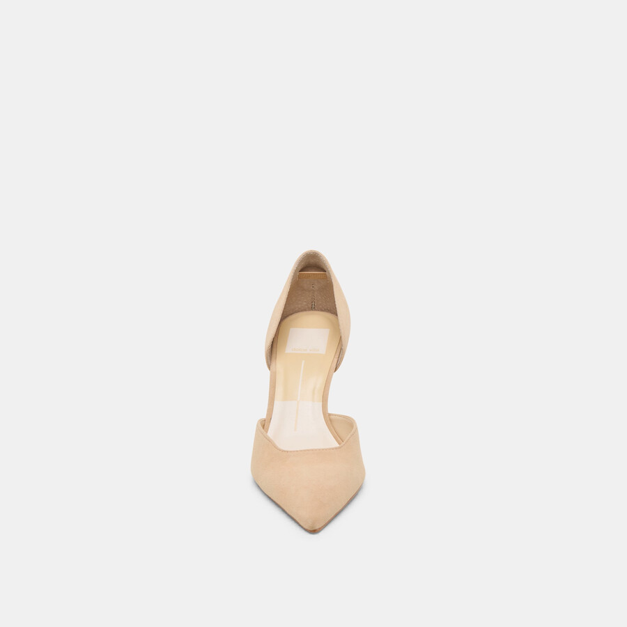eloy heels tan suede