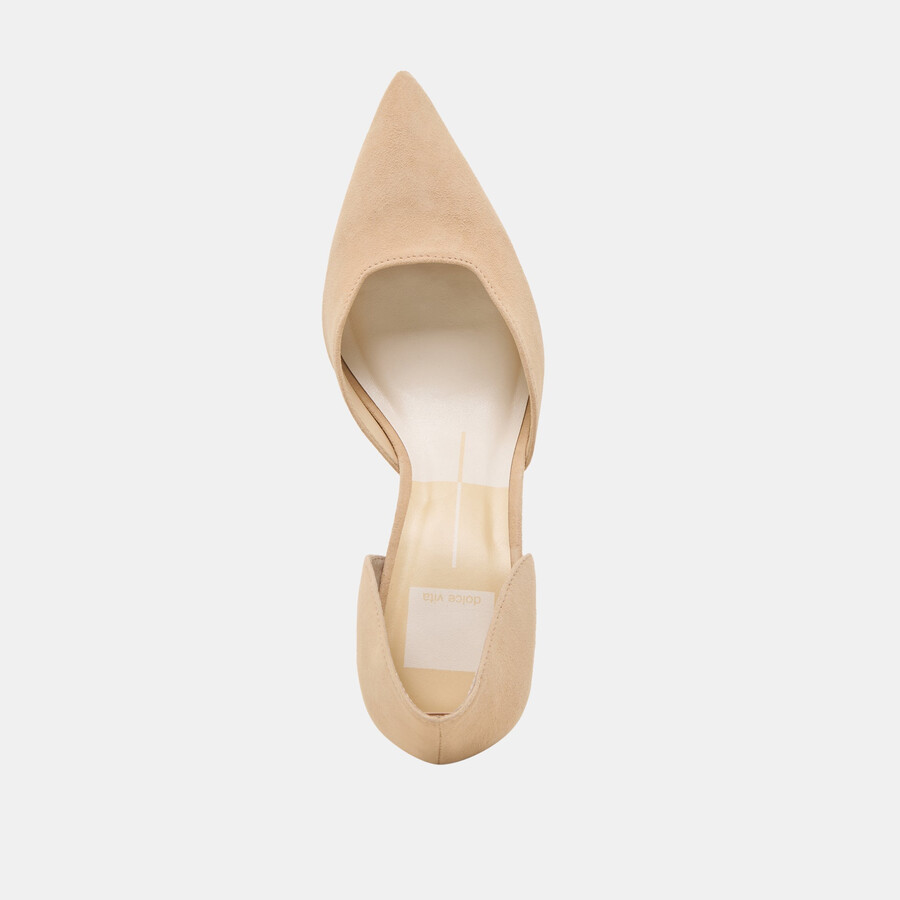 eloy heels tan suede