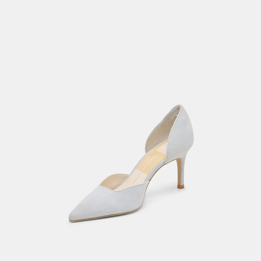 eloy heels light blue suede