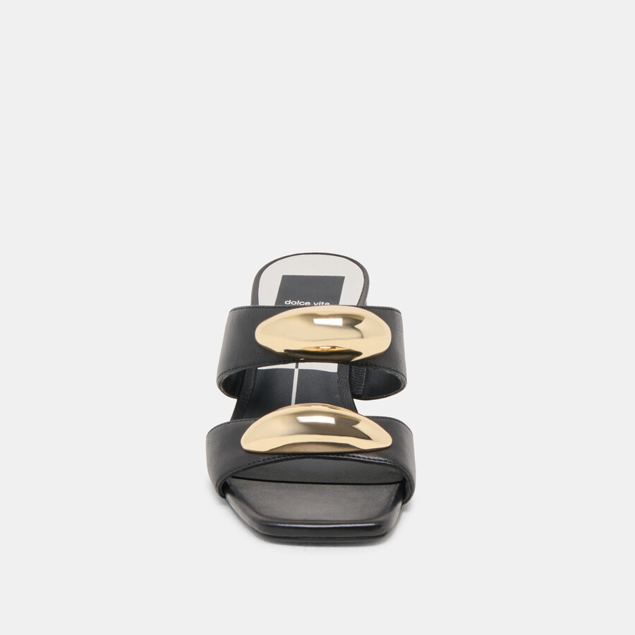 barnet heels black leather