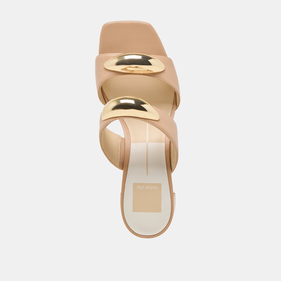 barnet heels light tan leather
