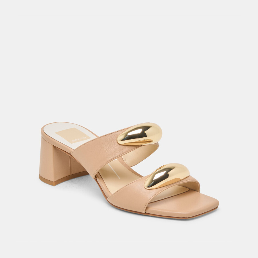 barnet heels light tan leather