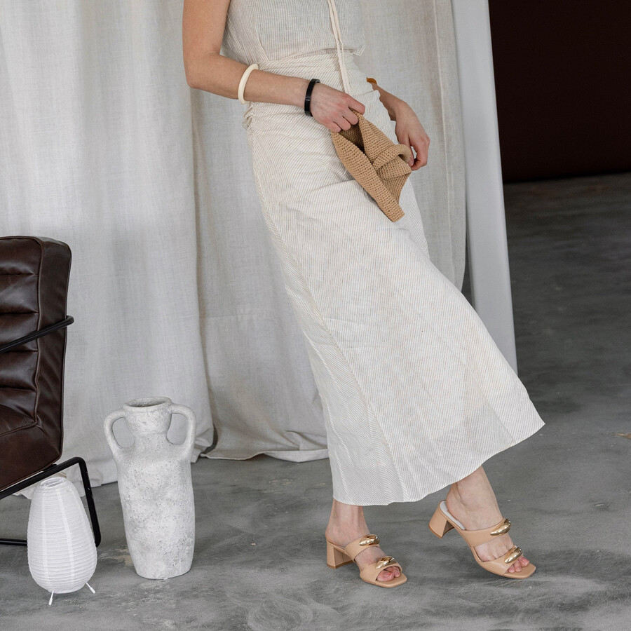 barnet heels light tan leather