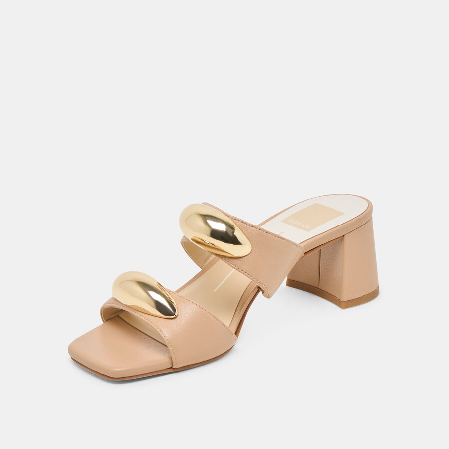 barnet heels light tan leather