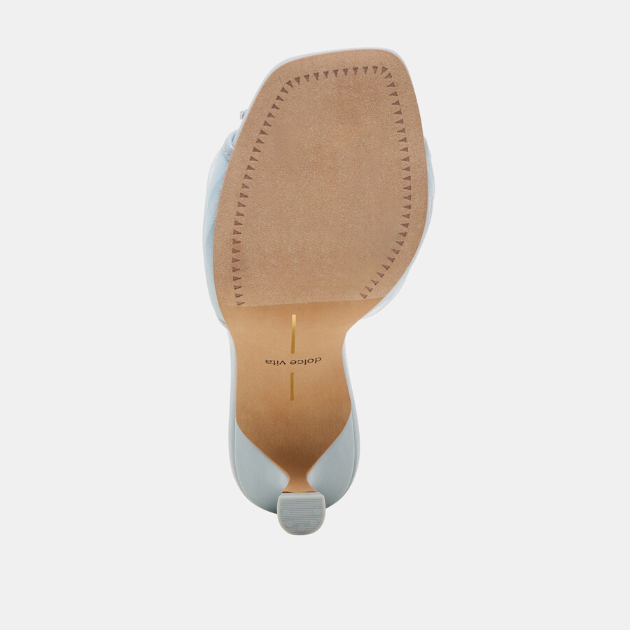 galen heels light blue tulle