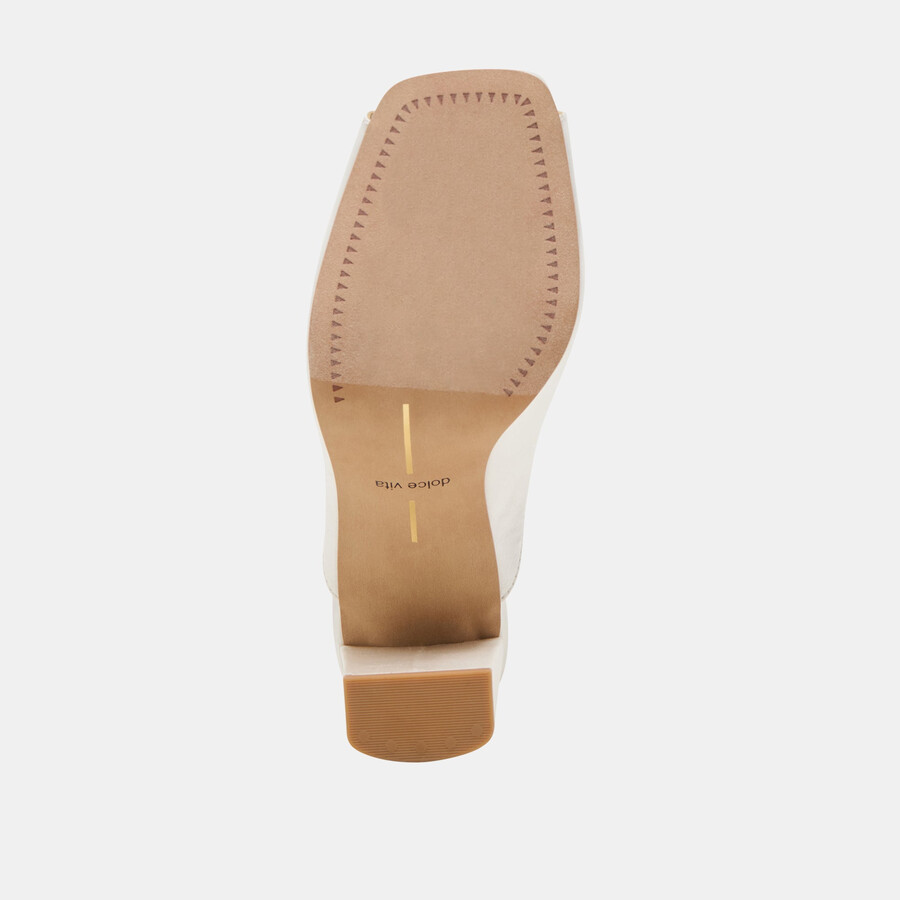 sabela heels off white satin