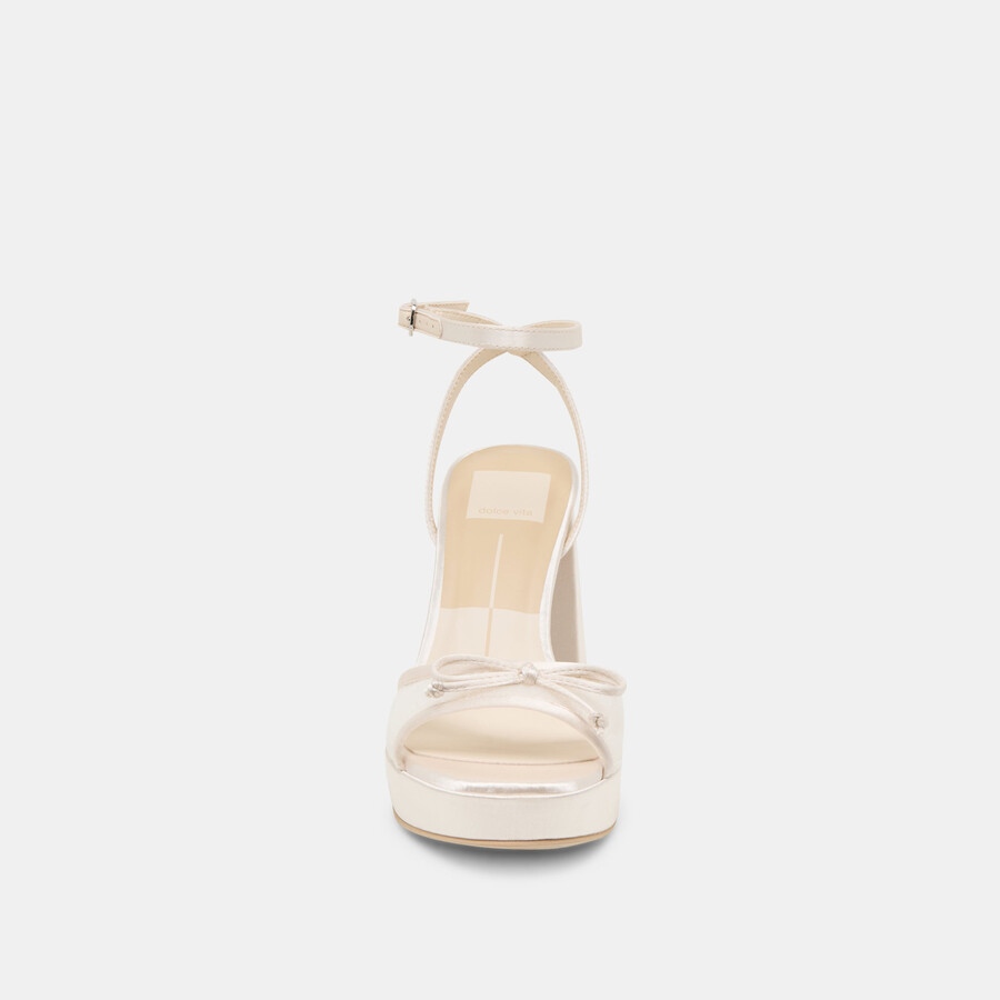 pandor heels white tulle