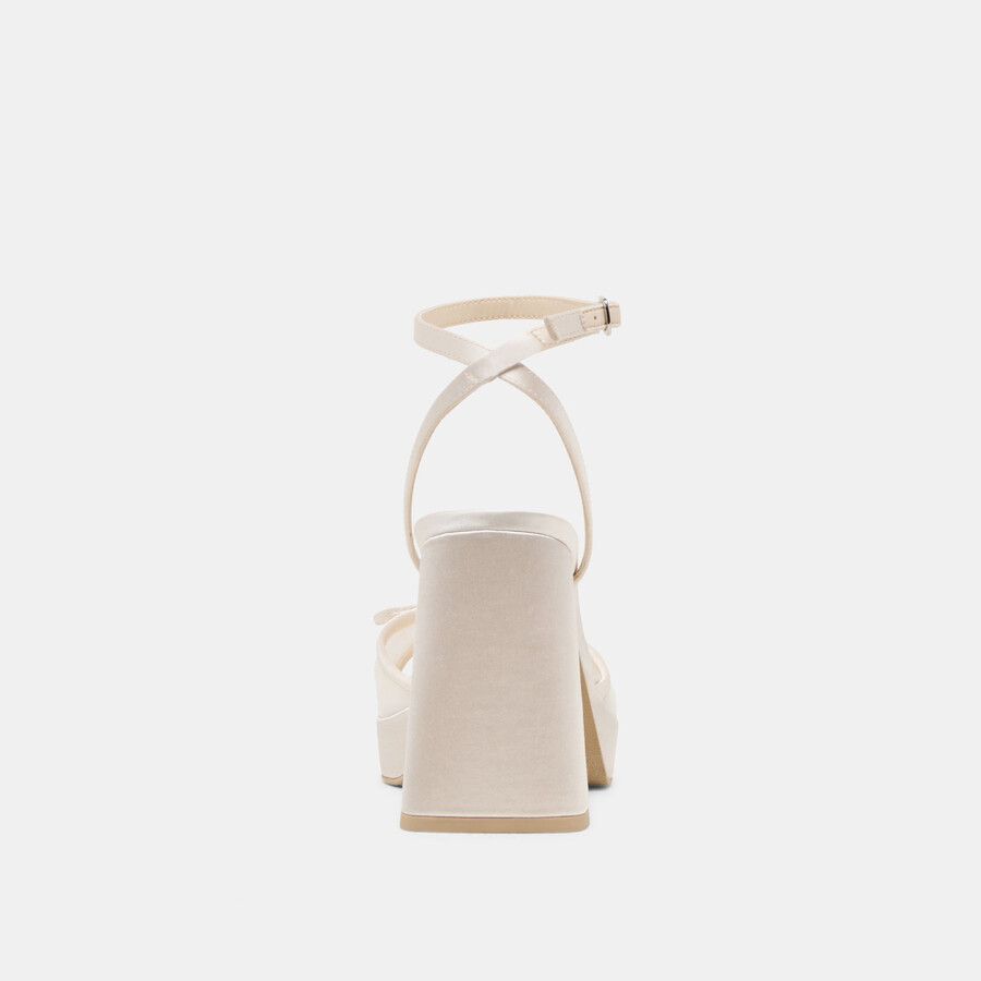 pandor heels white tulle