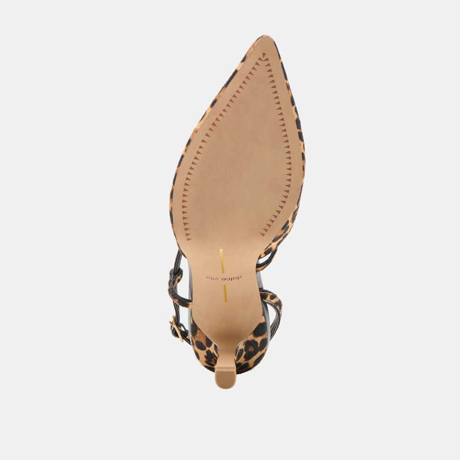kamra heels dk leopard calf hair