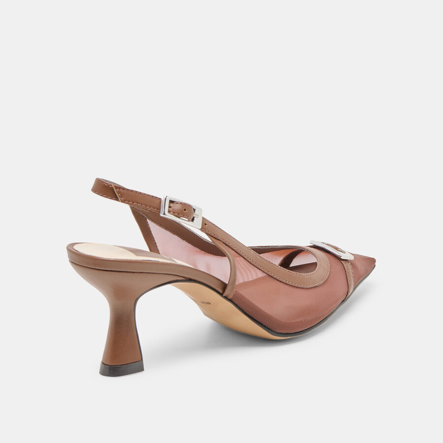 lorine heels espresso mesh