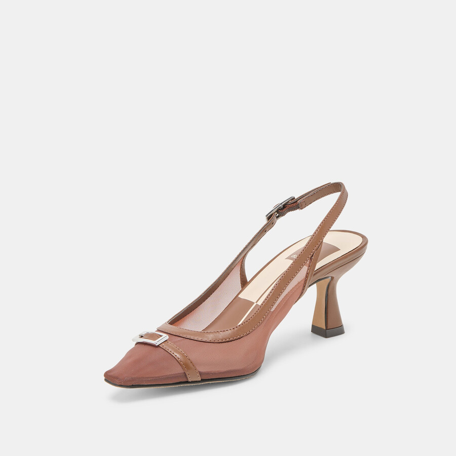 lorine heels espresso mesh
