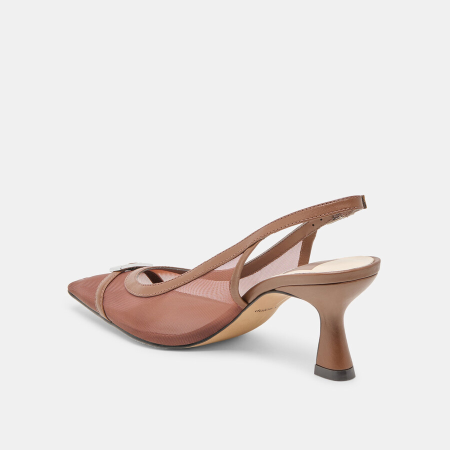 lorine heels espresso mesh