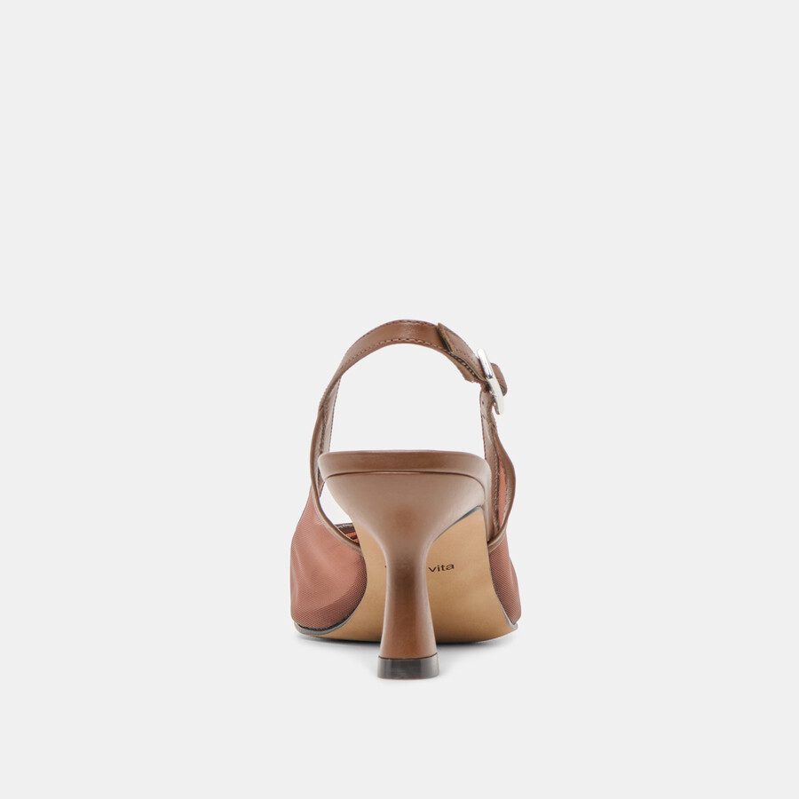 lorine heels espresso mesh