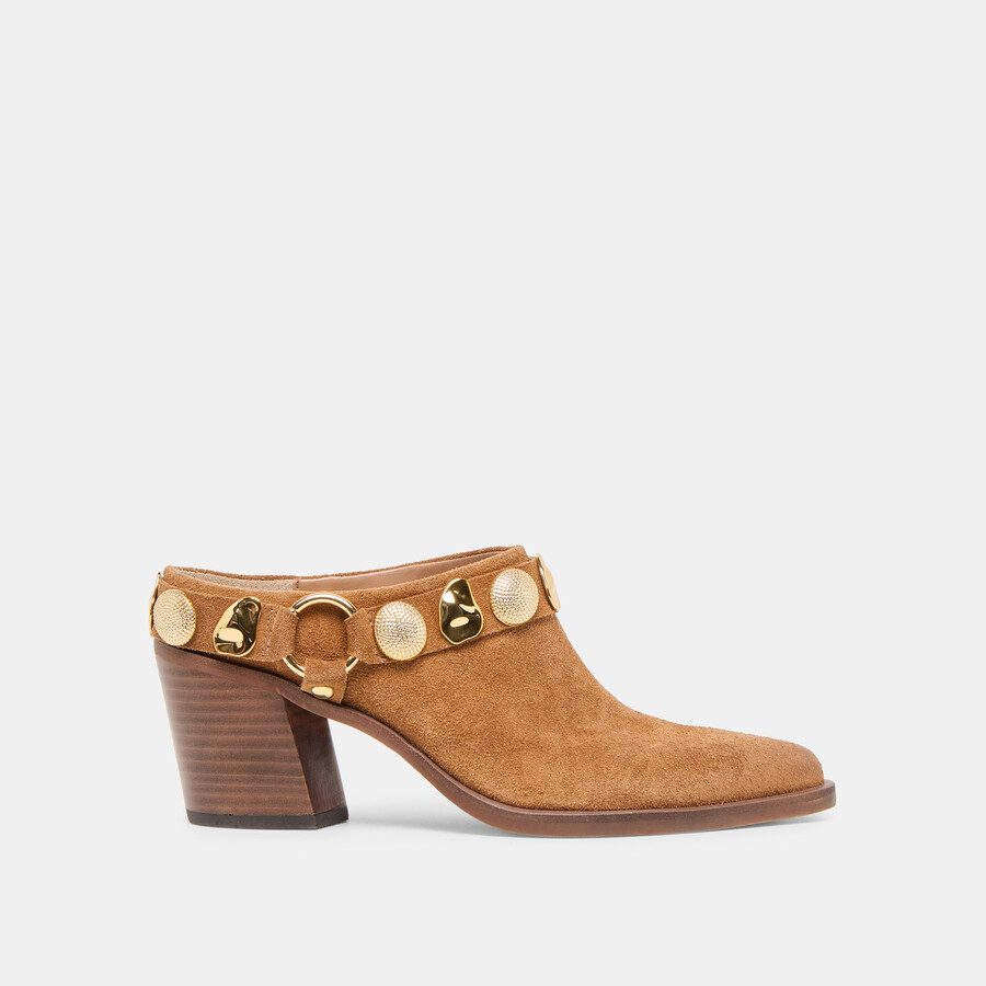 kanyon heels brown suede