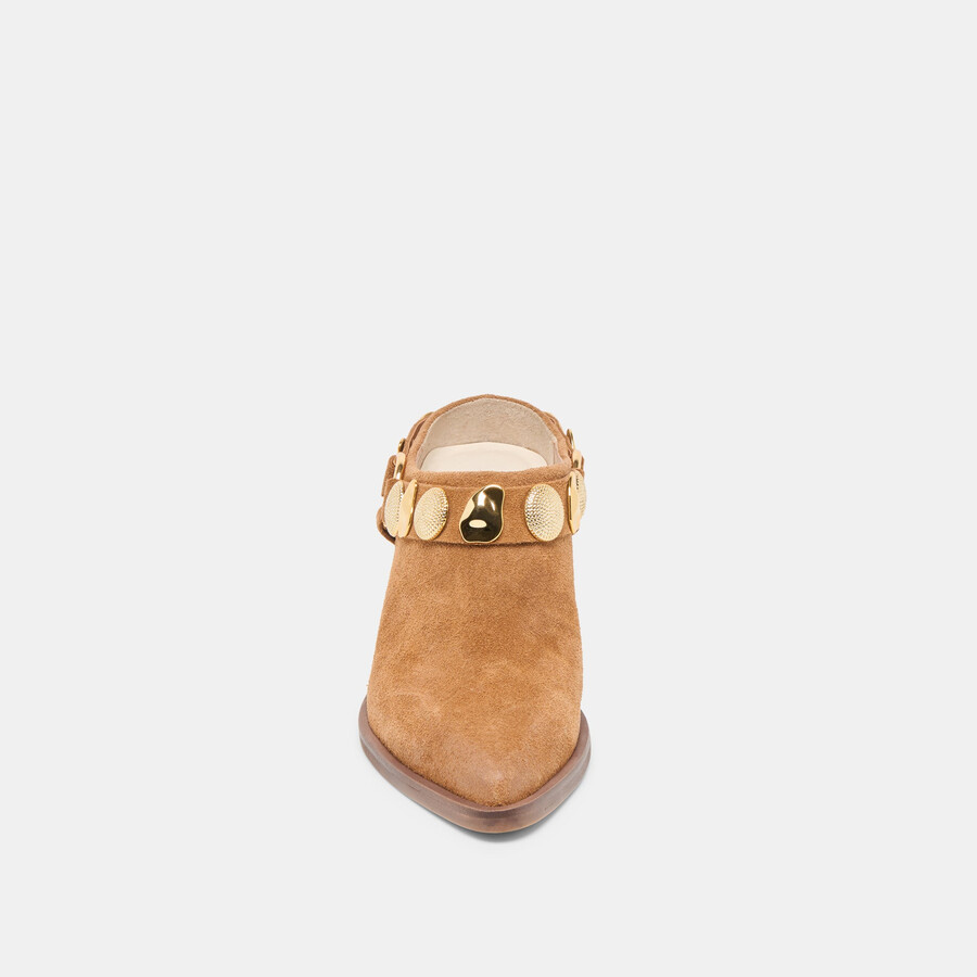 kanyon heels brown suede