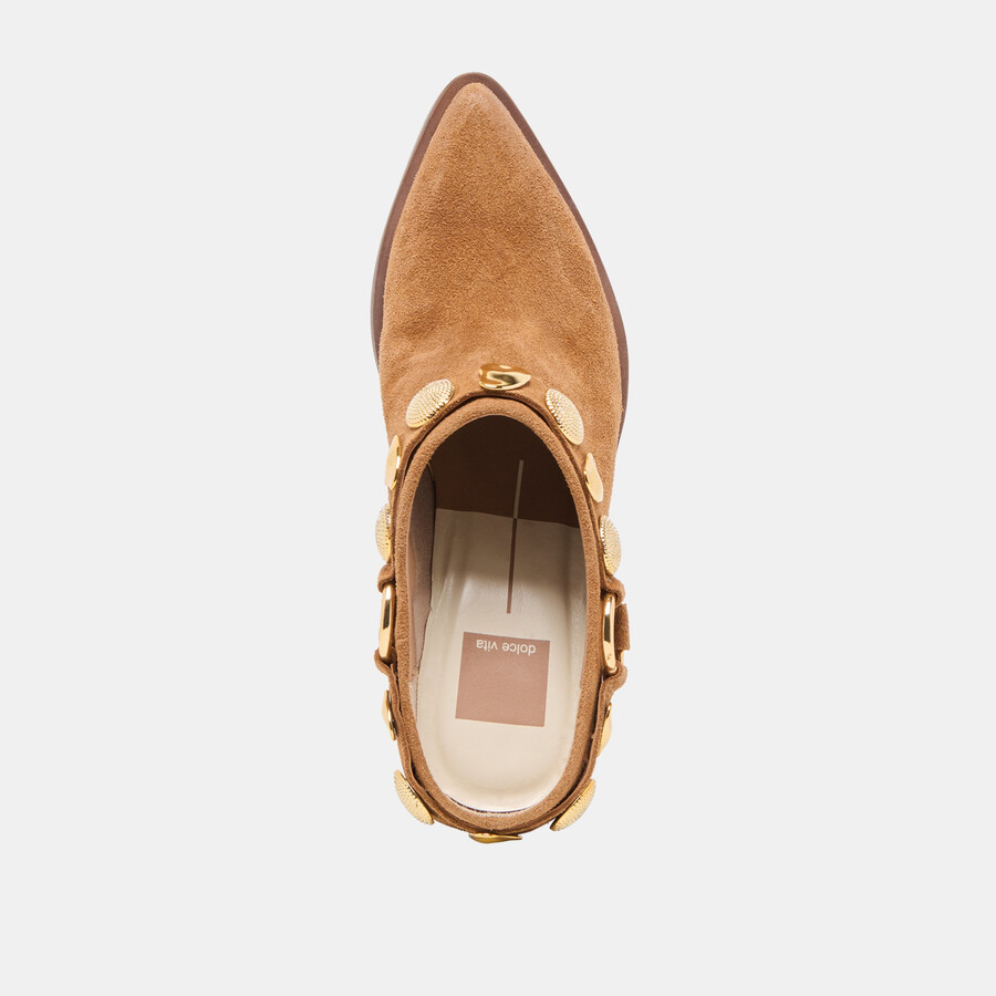 kanyon heels brown suede