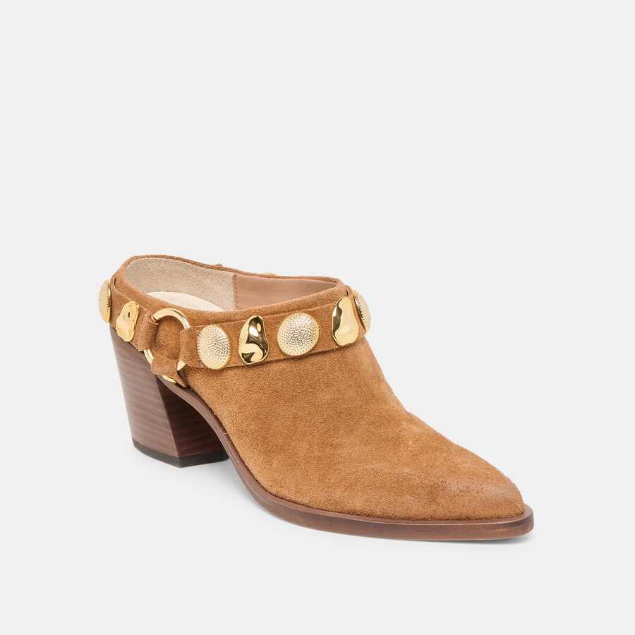 kanyon heels brown suede
