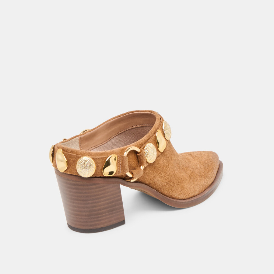 kanyon heels brown suede