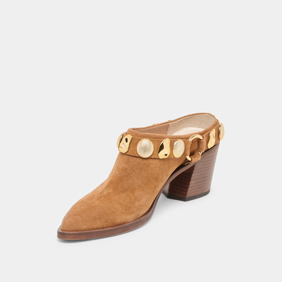 kanyon heels brown suede