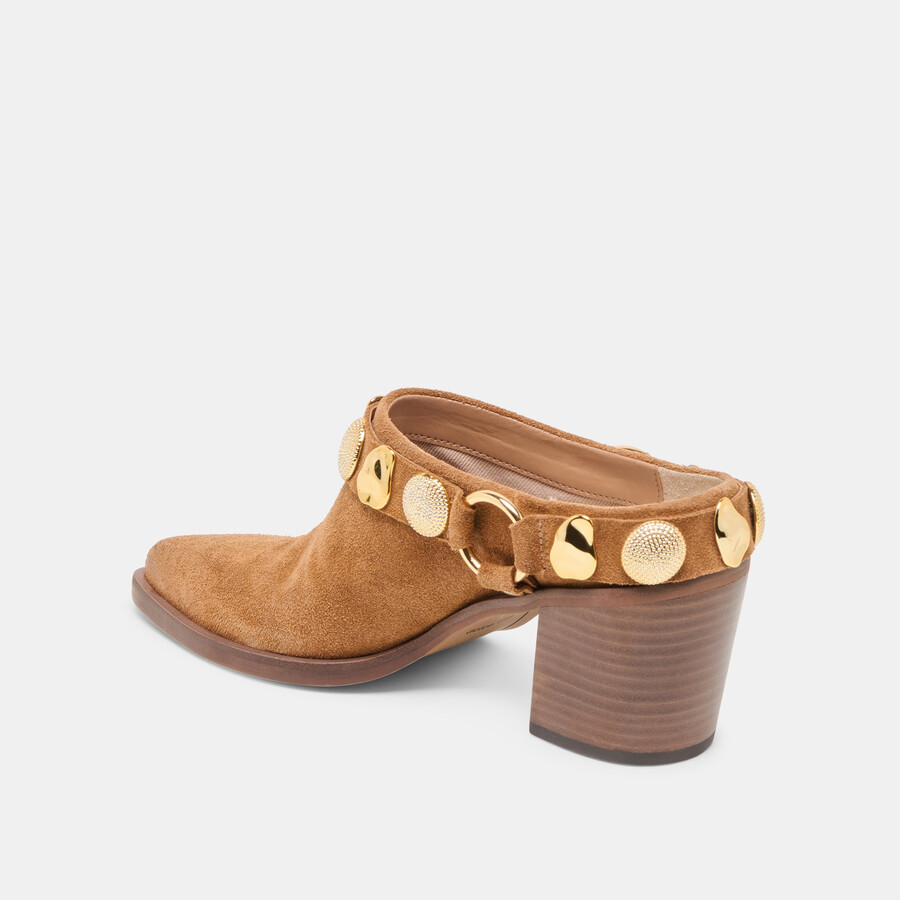 kanyon heels brown suede