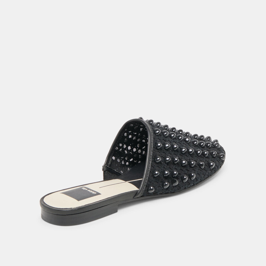 rova bead flats onyx beaded mesh