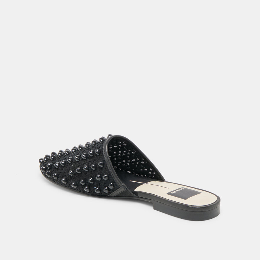 rova bead flats onyx beaded mesh