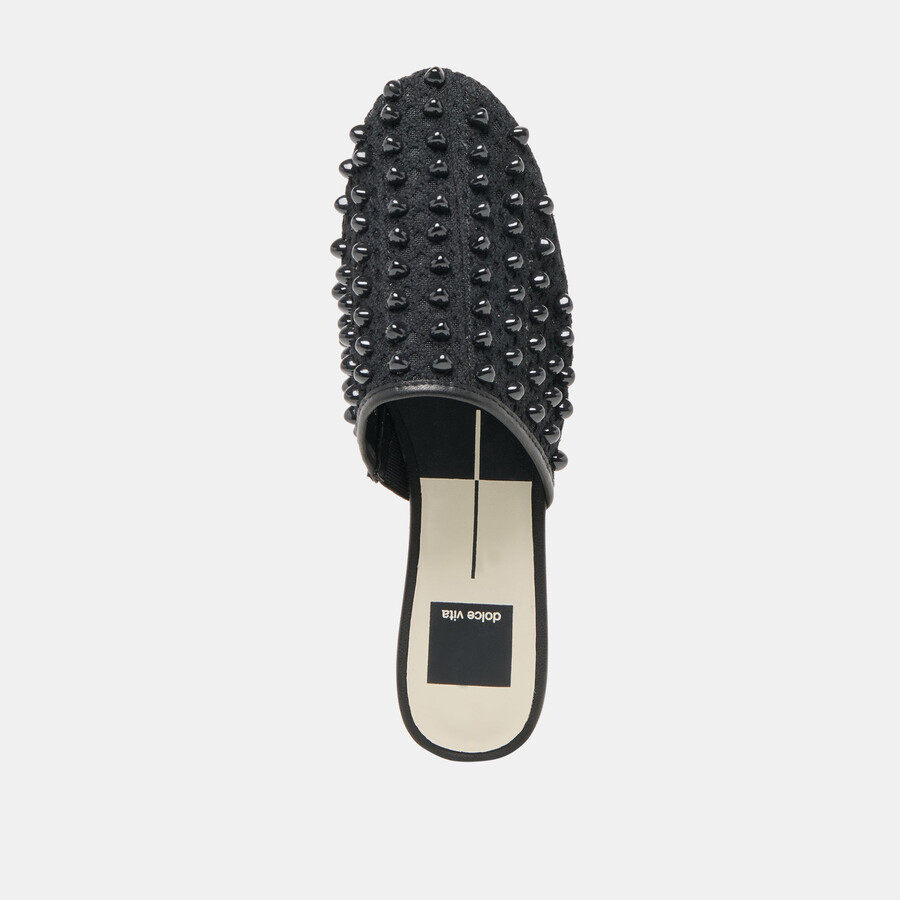 rova bead flats onyx beaded mesh