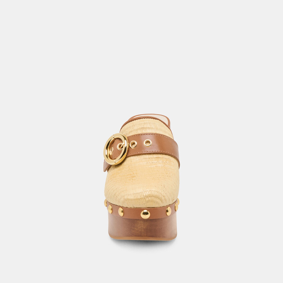 debrah clogs lt natural raffia