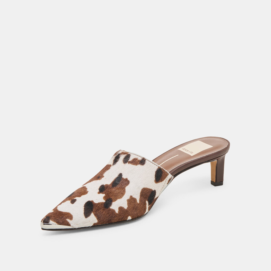 lexy heels cocoa taurus calf hair