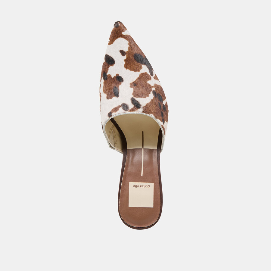 lexy heels cocoa taurus calf hair