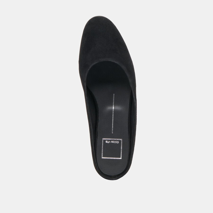 eila flats onyx suede