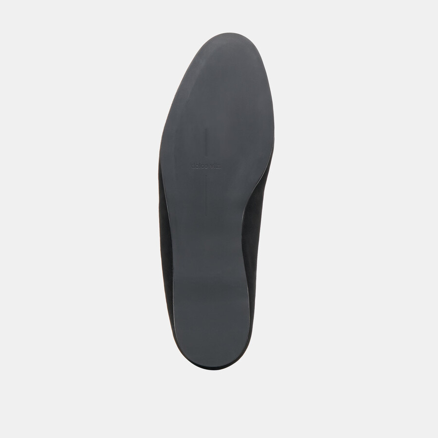 eila flats onyx suede