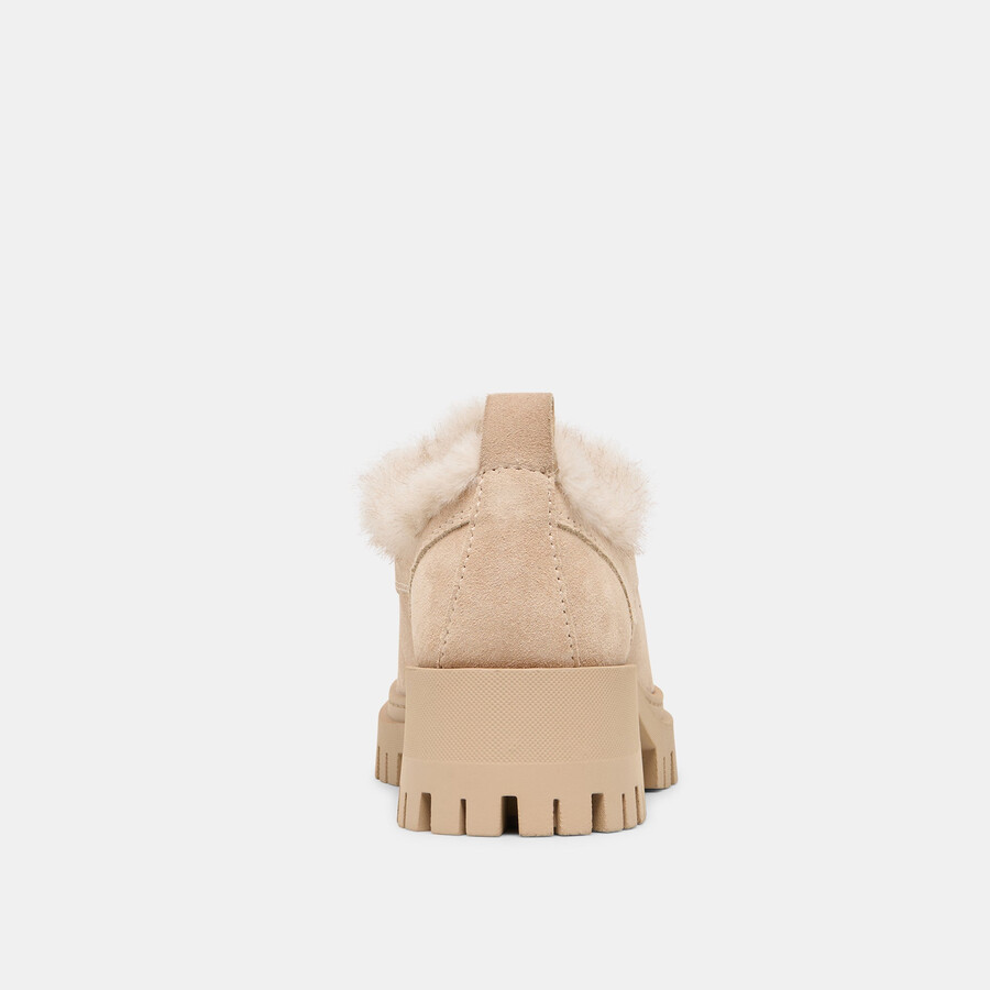 milza plush loafers dune suede