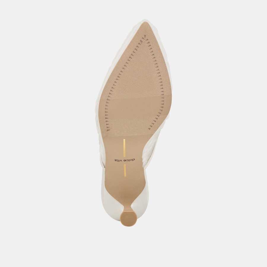 cleo sequin heels ivory sequin