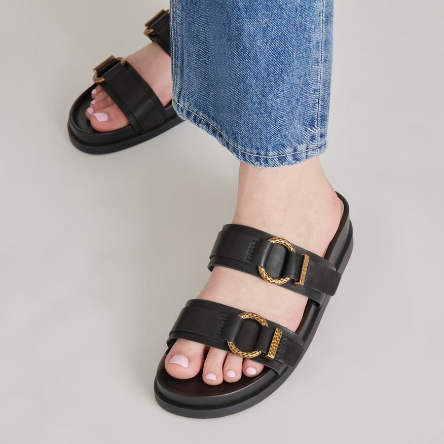 soya sandals black stella