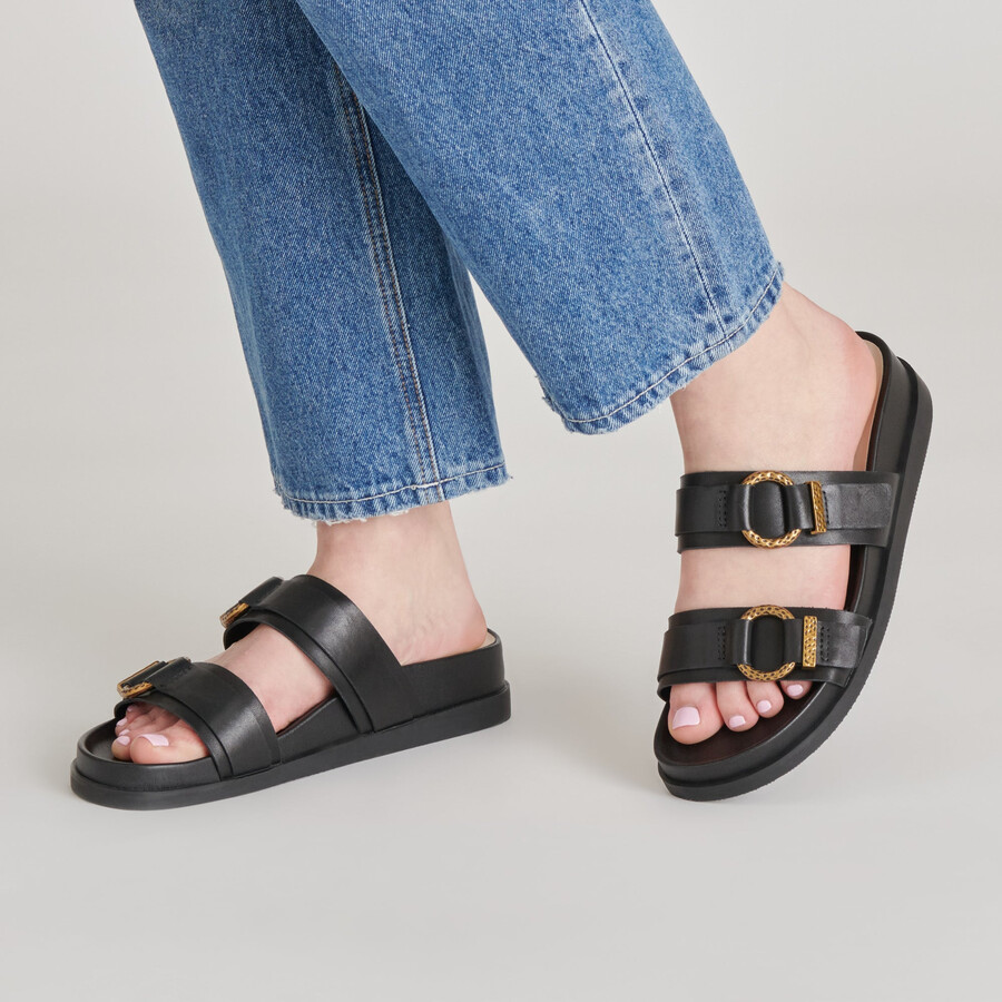 soya sandals black stella