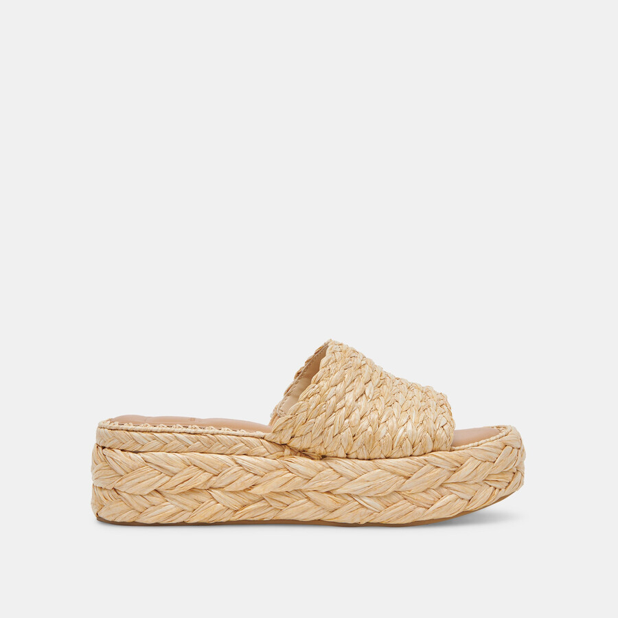 chavi sandals lt natural raffia